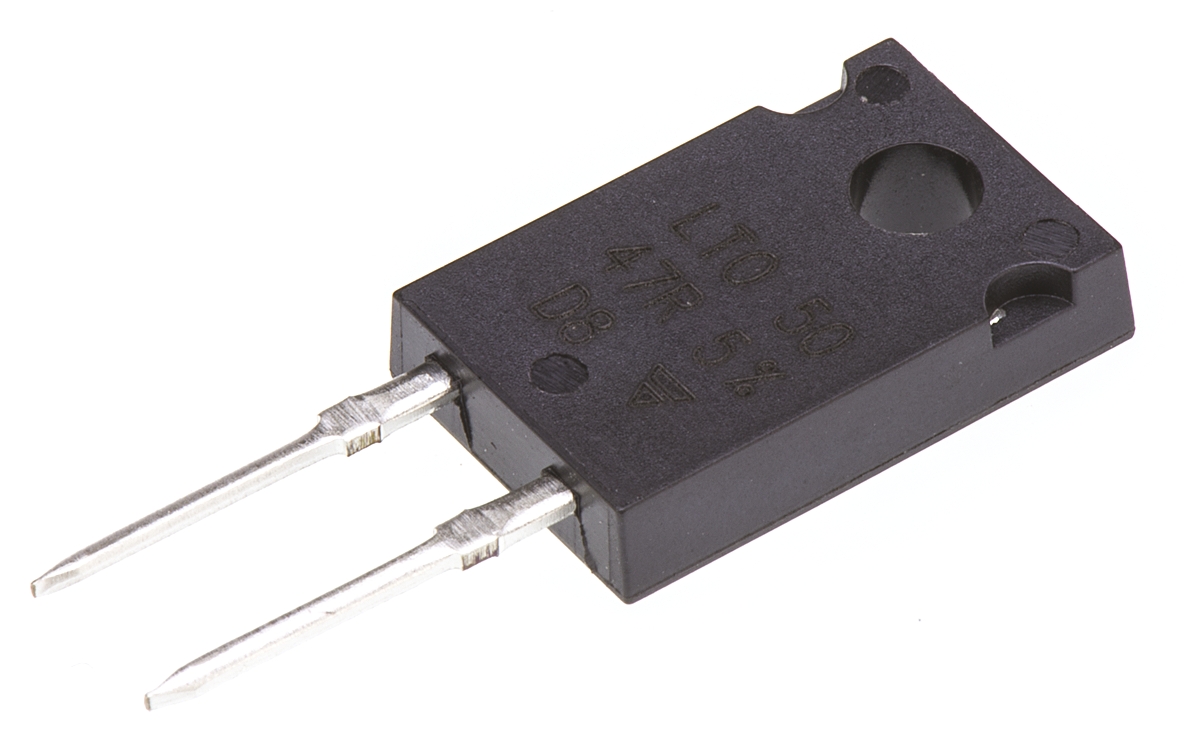 Vishay 47Ω Thick Film Resistor 50W ±5% LTO050F47R00JTE3