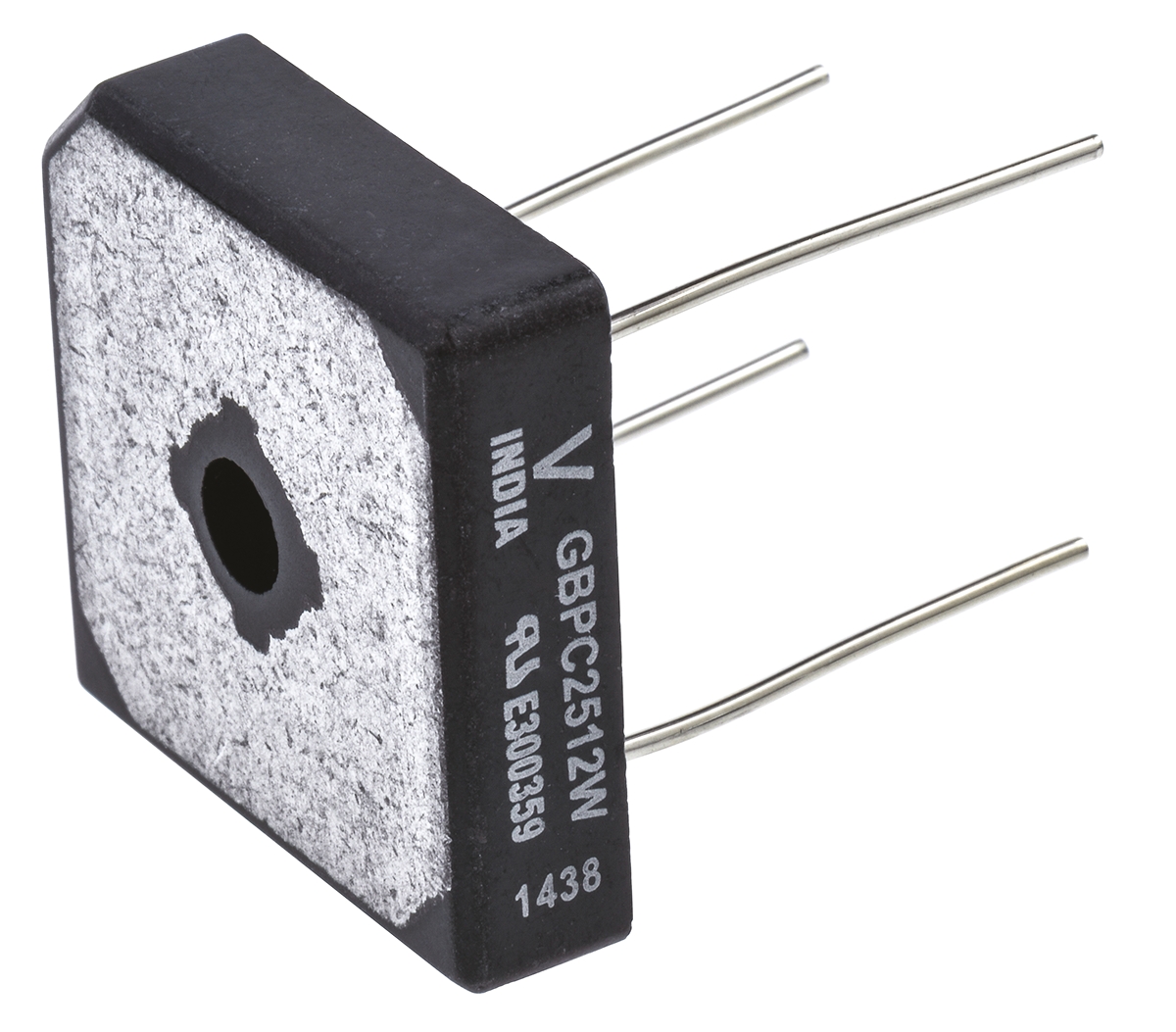 Vishay Bridge Rectifier, 25A, 1200V, 4-Pin