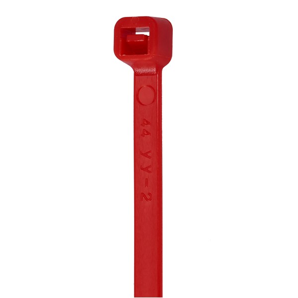 NEMIQ Cable Tie, , 203mm x 3.6 mm, Red Nylon, Pk-100