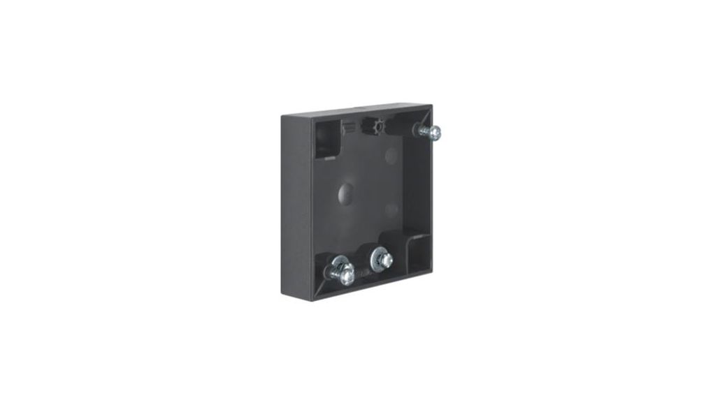 Berker INTEGRO Anthracite Grey Back Box, Wall Mount, 1 Gangs, 59.5 x 59.5mm