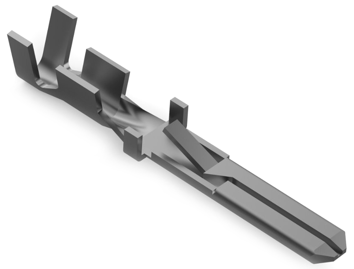 TE Connectivity FASTIN-FASTON .110 Uninsulated Male Spade Connector, Tab, 2.79 x 0.81mm Tab Size, 0.5mm² to 1mm²