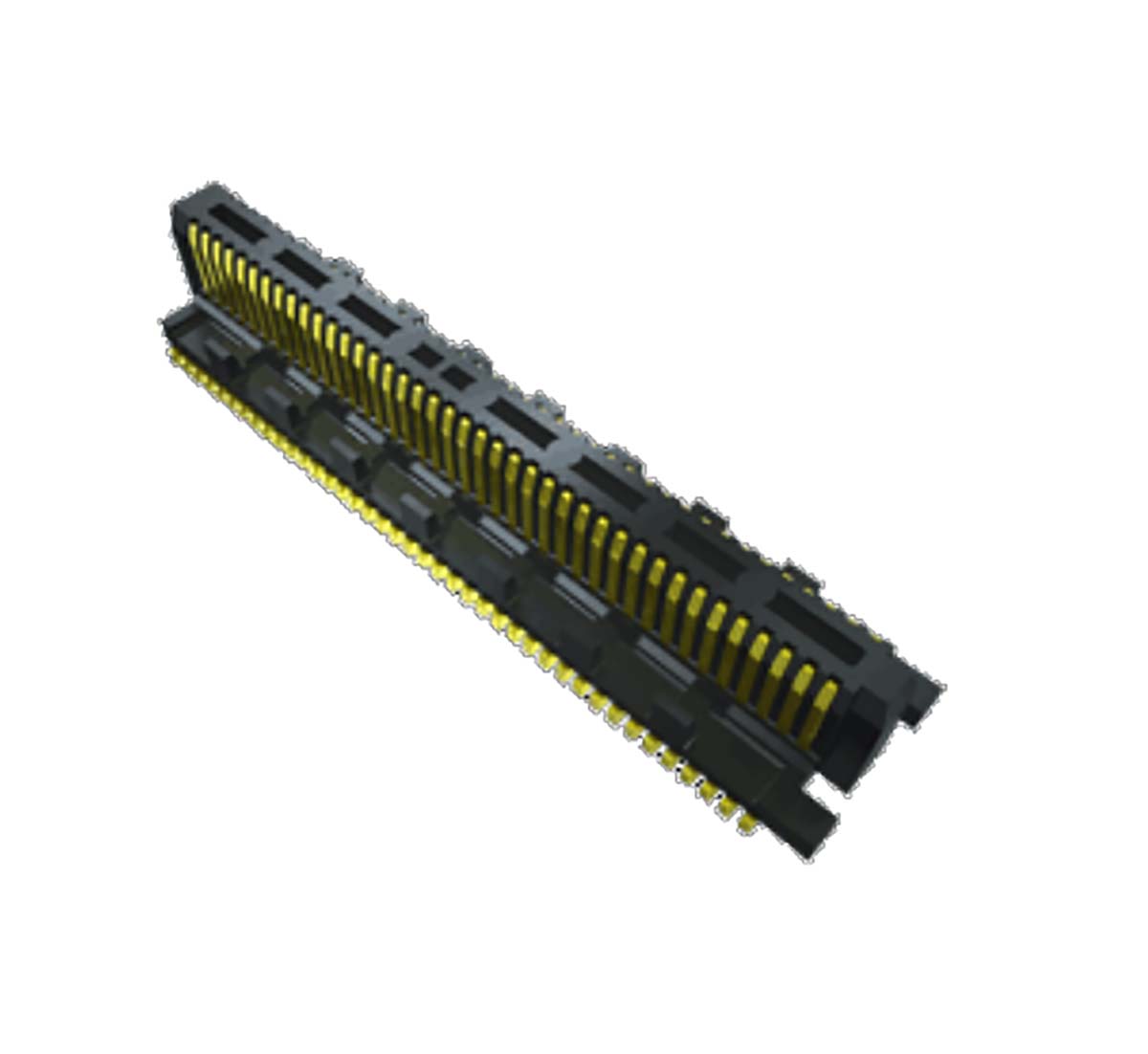 Samtec ST4 Series Straight Surface PCB Header, 100 Contact(s), 0.4 mm Pitch, 2 Row, Shrouded
