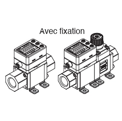 SMC Bracket, ZS Series, For Use With Flow Switch