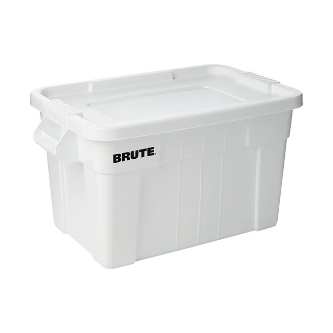 Rubbermaid Commercial Products Storage Bin, 706.12mm x 441.96mm x 15.1in, White
