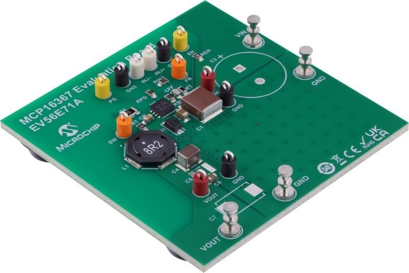 Microchip EV56E71A Step Down Converter for MCP16367 for DC-DC Conversion
