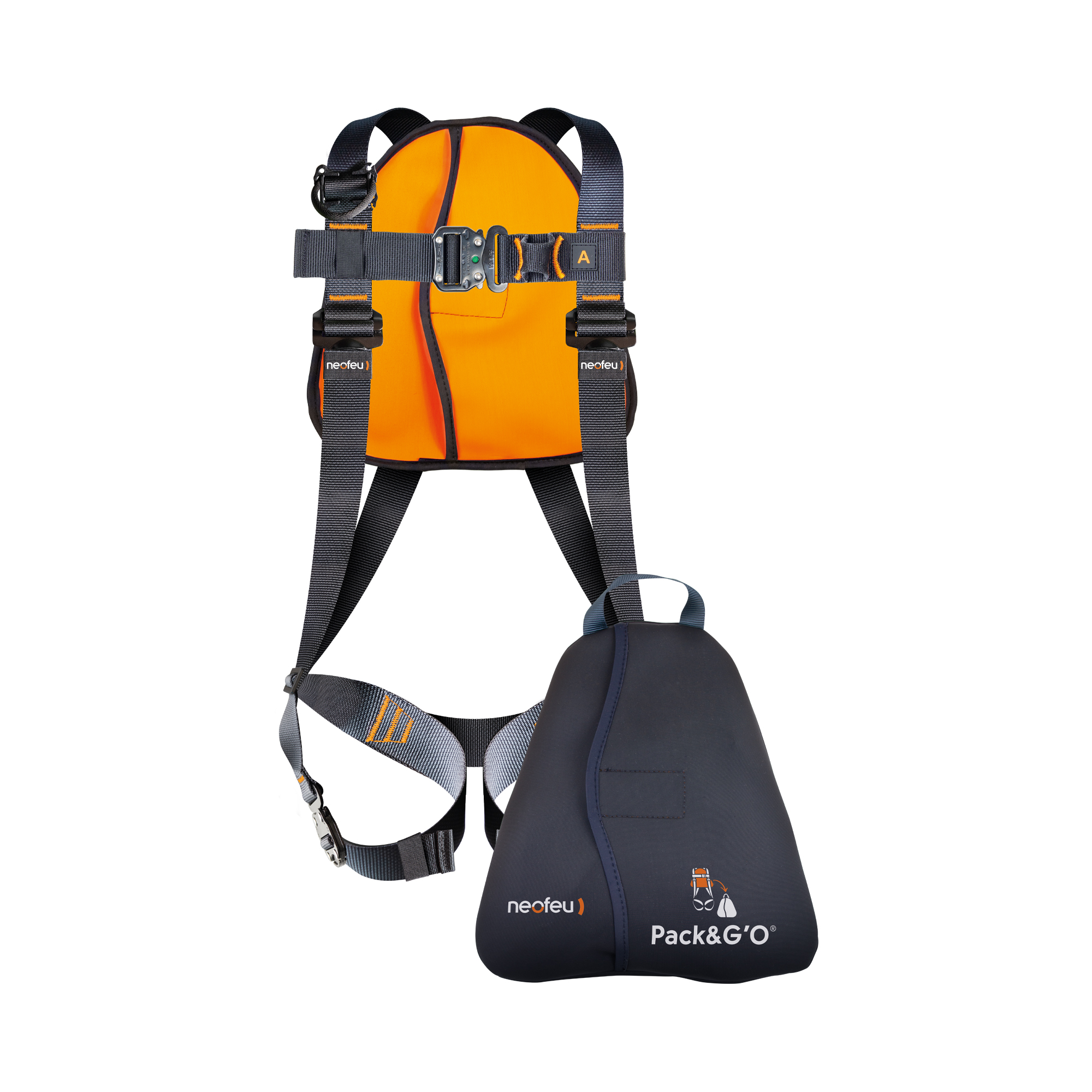 NEOFEU NUS57P..ML Front, Rear Attachment Safety Harness, 140kg Max, M/L