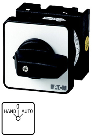 Eaton, SPST 3 Position 45° Changeover Cam Switch, 690V ac, 20A