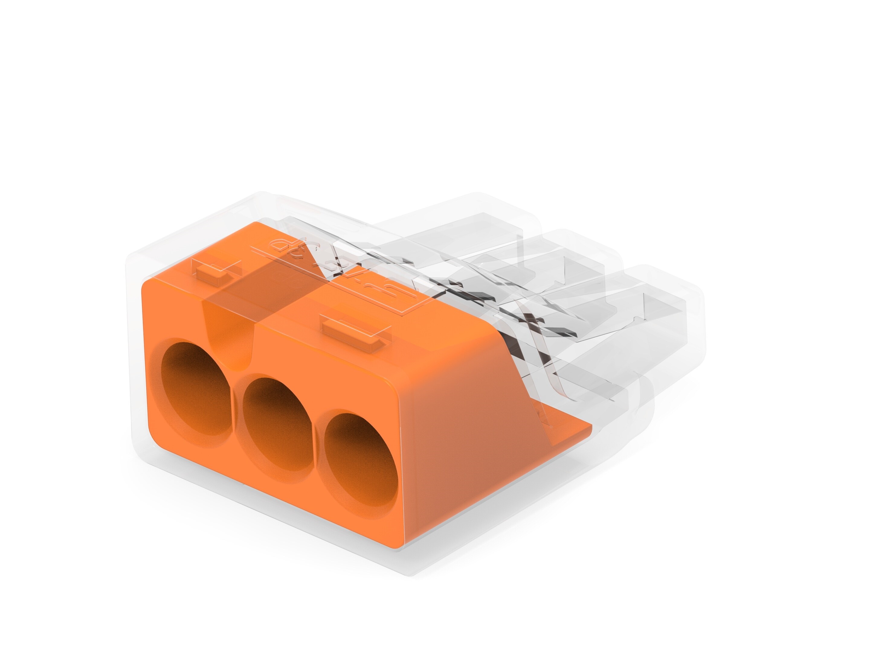 TE Connectivity, 2388553 Closed End Connector, Orange, Insulated, Copper 12 → 22 AWG