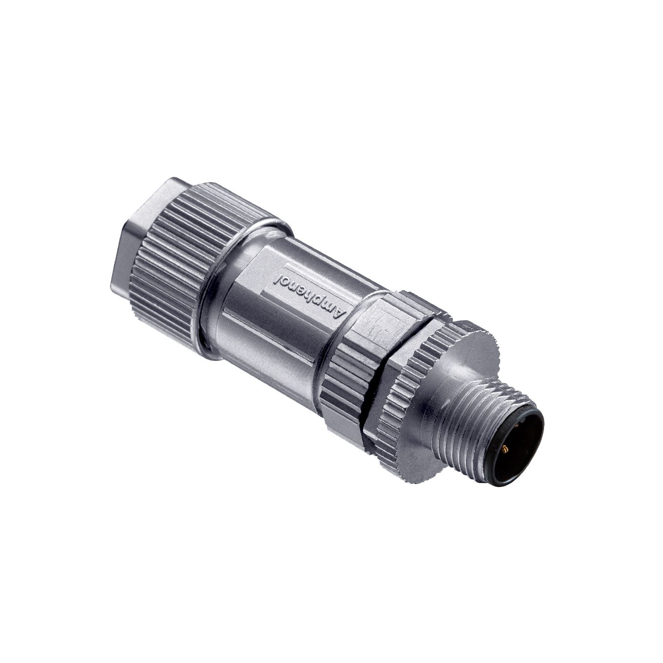 Amphenol Industrial 5 Pole M12 Plug Connector