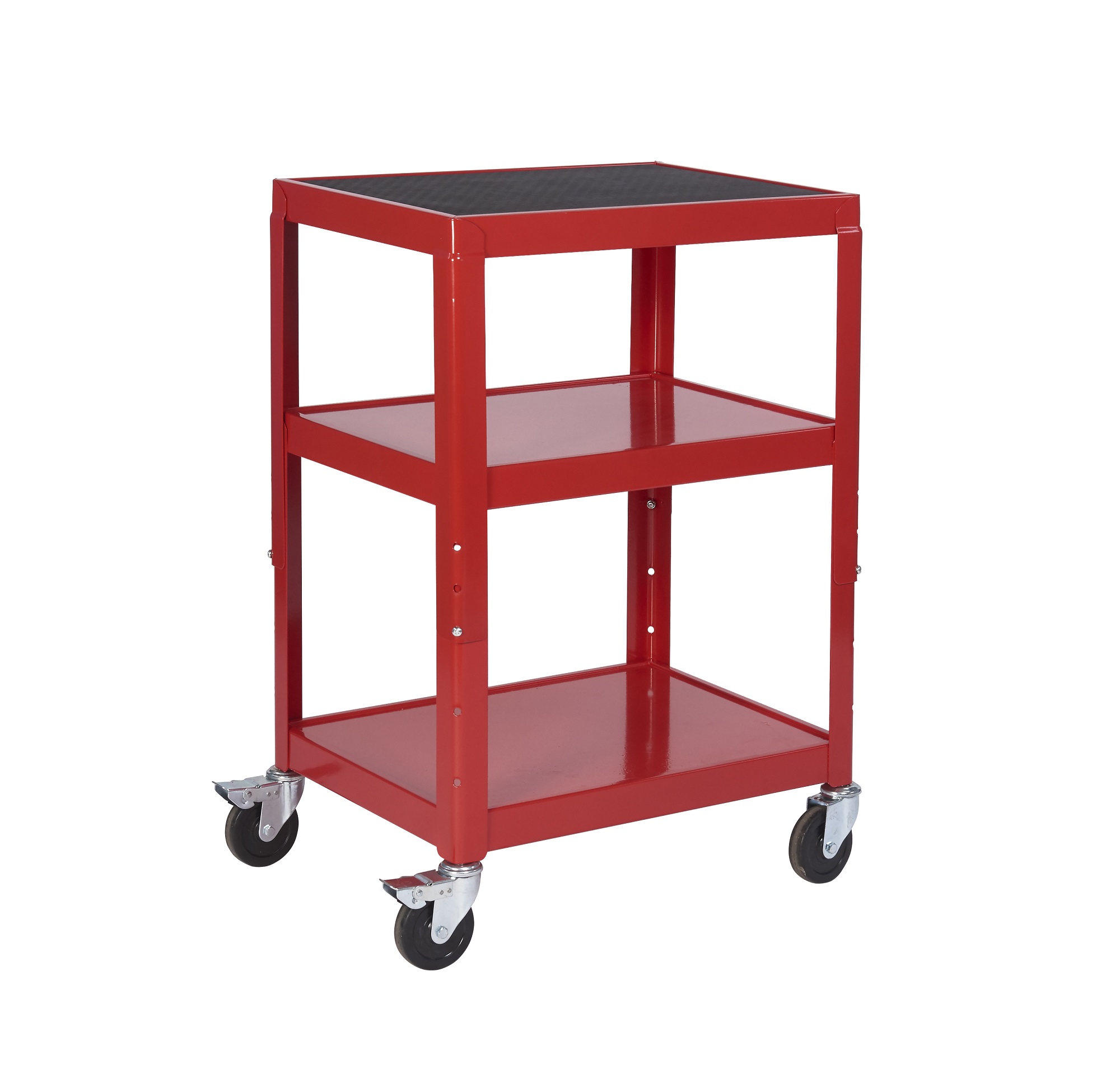 RS PRO 3 Shelf Steel Trolley Trolley, 610 x 460mm, 150kg Load