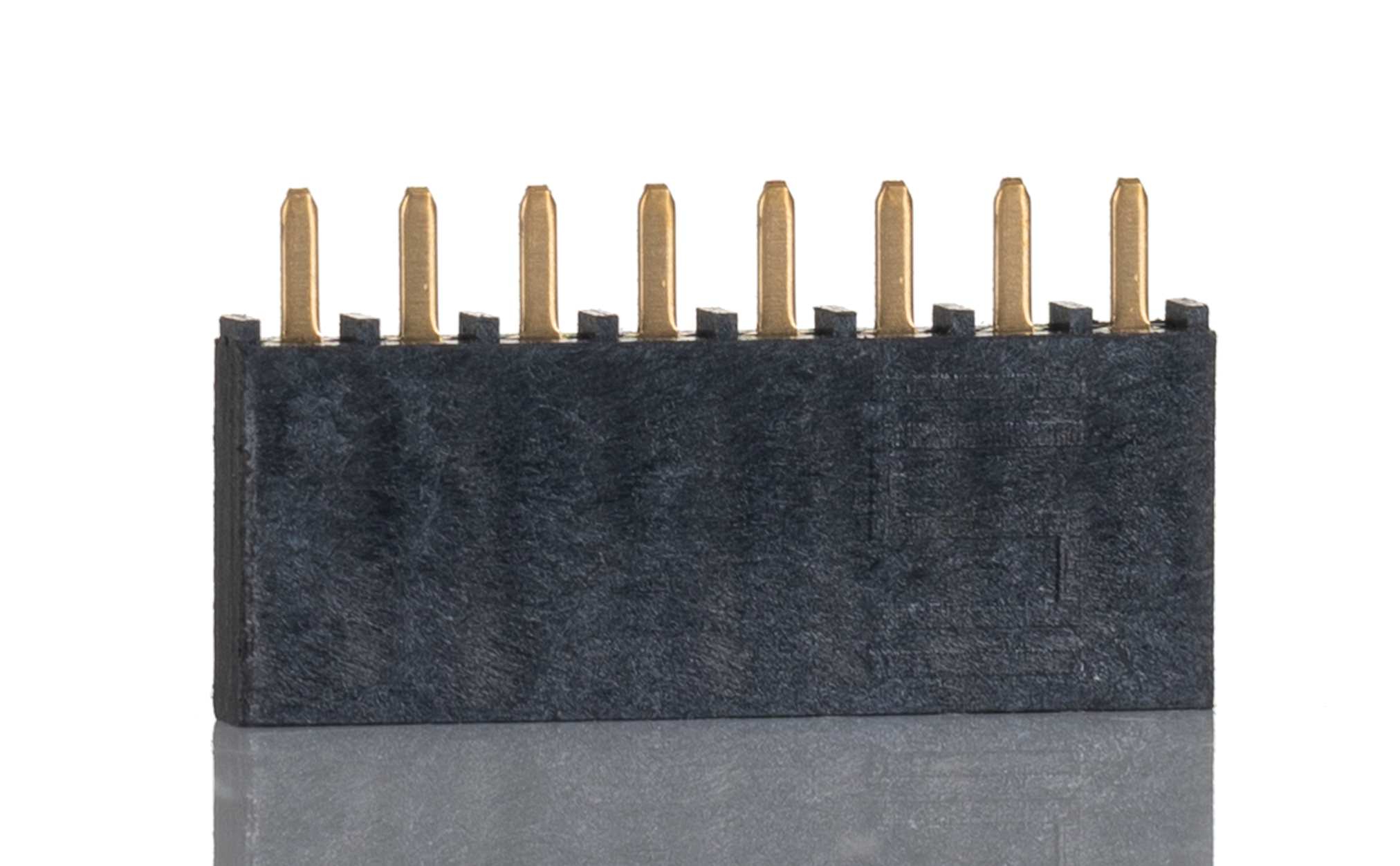Samtec SSW Series Straight Through Hole Mount PCB Socket, 8-Contact, 1-Row, 2.54mm Pitch, Solder Termination