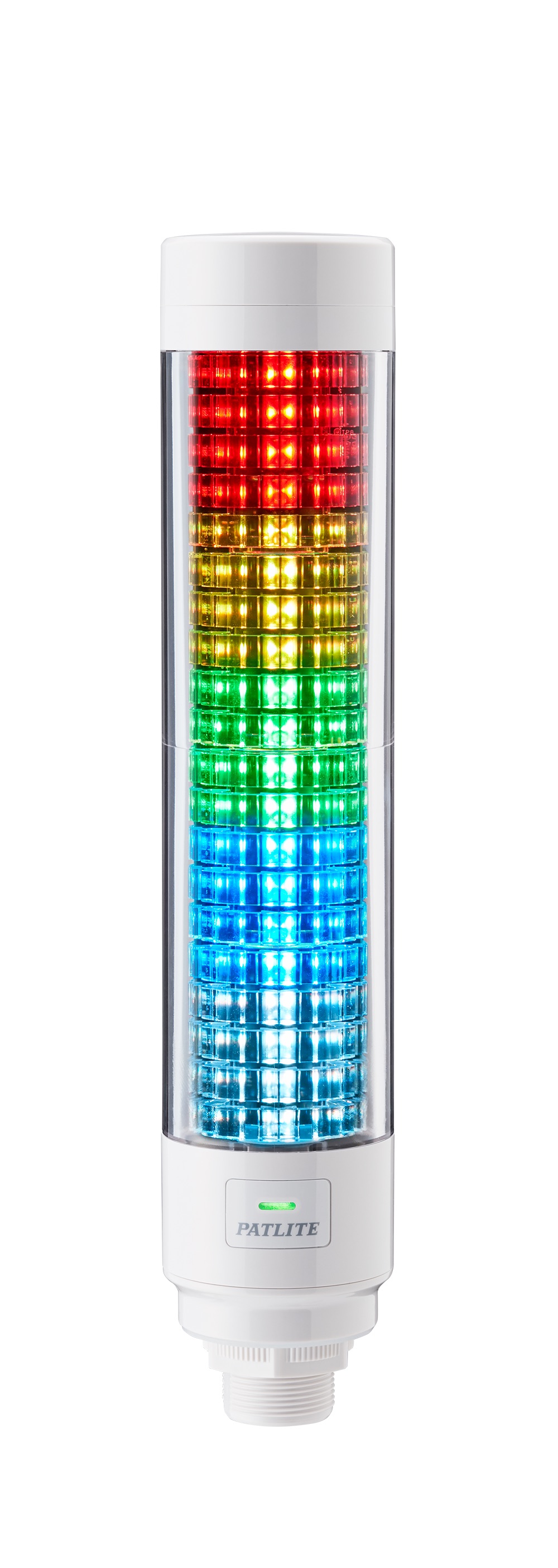 Patlite LB6-IL Series Amber, Blue, Cyan, Green, Purple, Red, White IO-Link Signal Tower, 21 Lights, 24 V, Upright