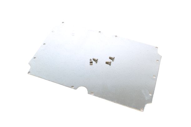 Hammond Steel Mounting Plate, 160mm W, 240mm L for Use with 1554 &amp; 1555 VA, VA2 &amp; VB2 Enclosures, VB