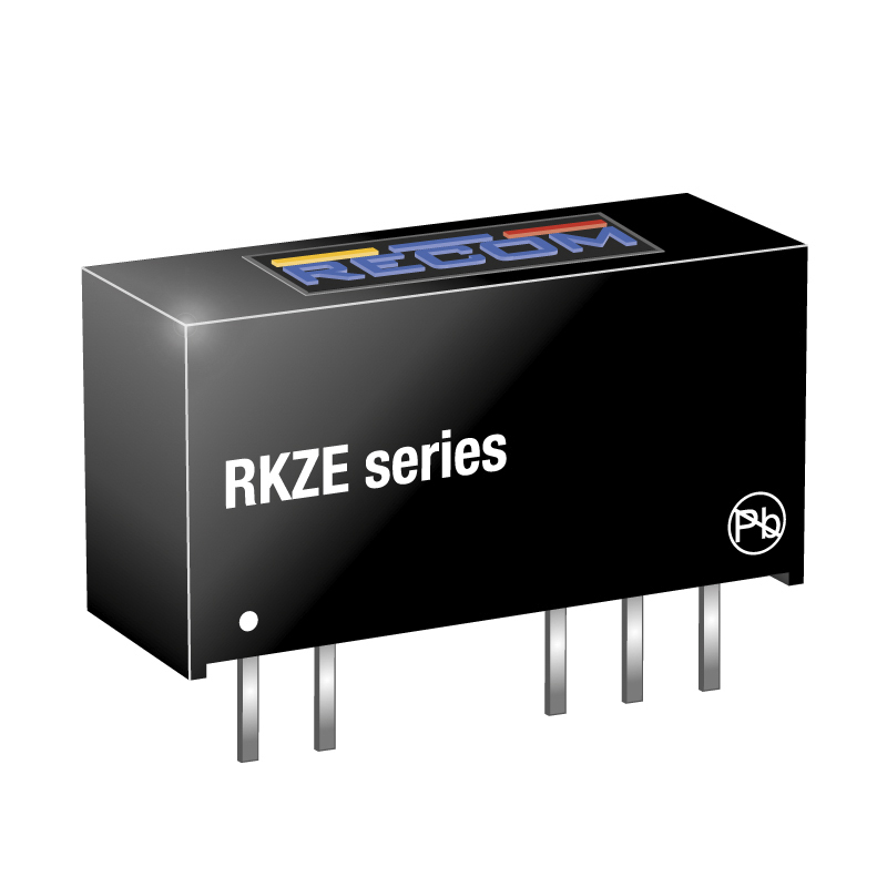 Recom RKZE DC-DC Converter, 5V dc/ 400mA Output, 10.8 → 13.2 V dc Input, 2W, Through Hole, +80°C Max Temp -40°C