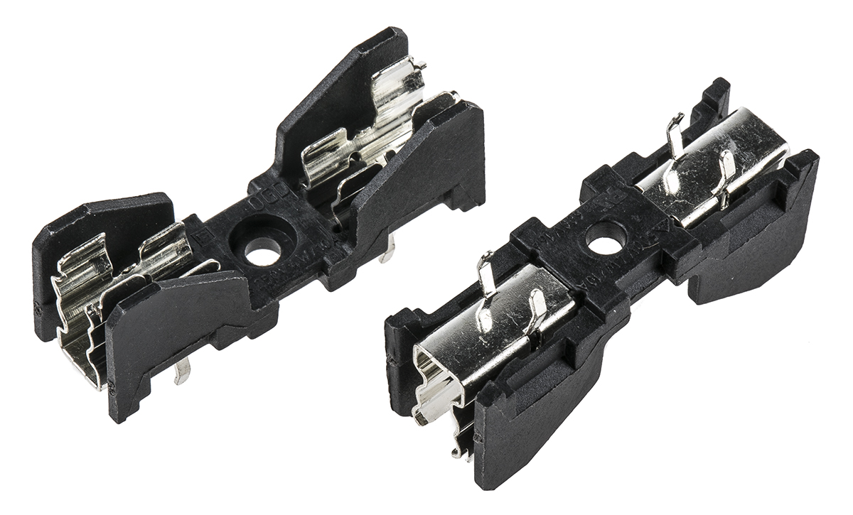 Schurter 10A PCB Mount Fuse Holder for 5 x 20 mm, 6.3 x 32 mm Fuse, 500V ac