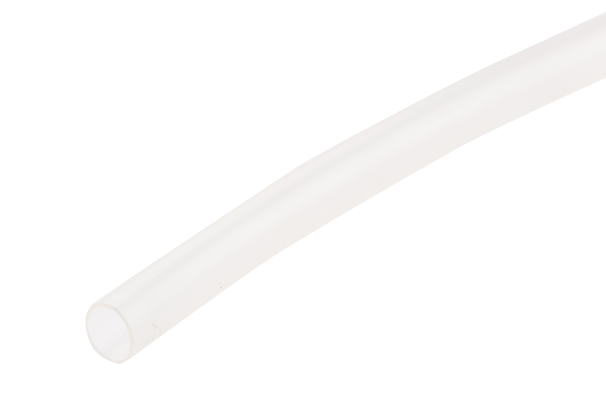 RS PRO Halogen Free Heat Shrink Tubing, Clear 3.2mm Sleeve Dia. x 300mm Length 2:1 Ratio