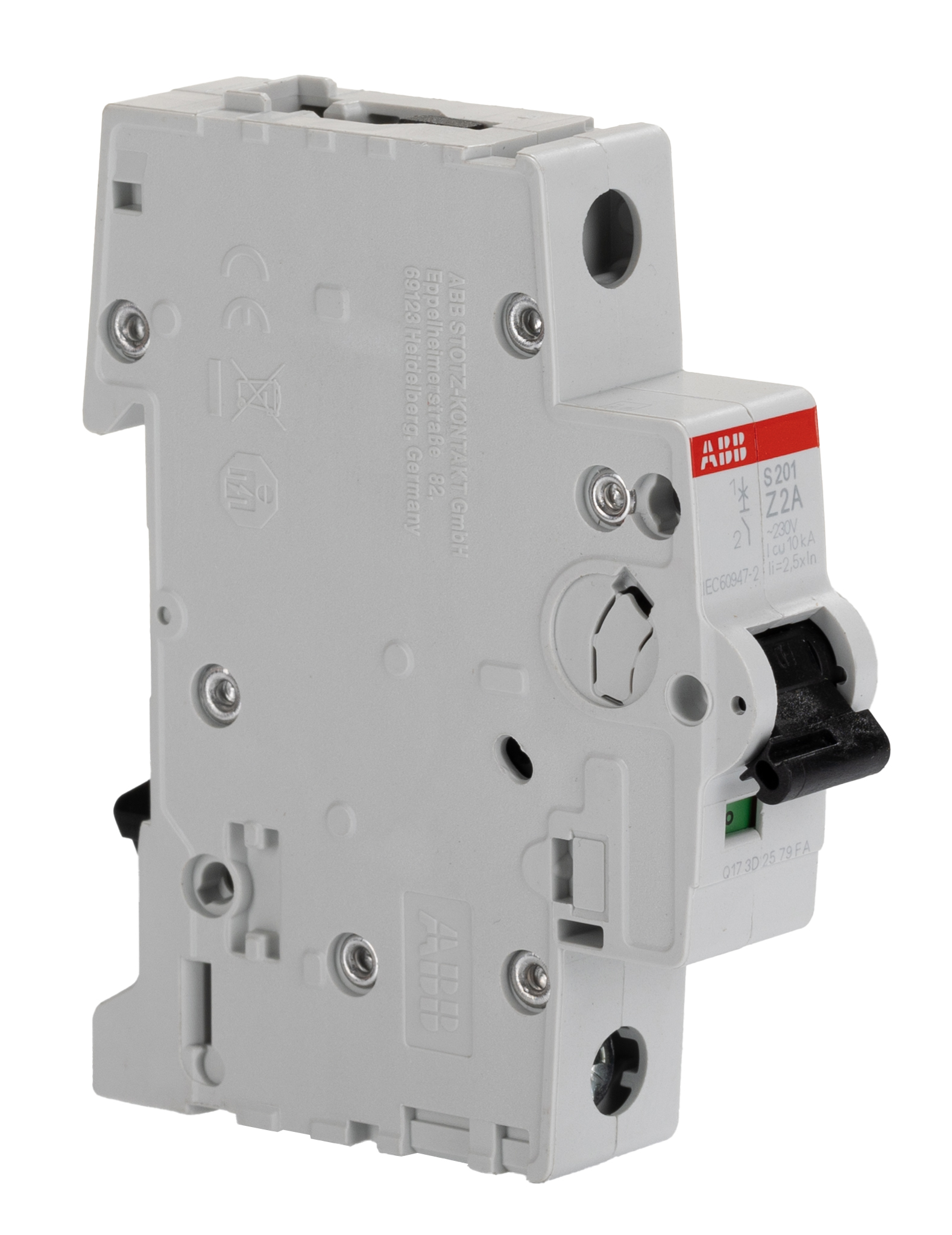 ABB Compact Home SH200 MCB, 3P, 6A Curve B, 440V AC, 6 kA Breaking Capacity
