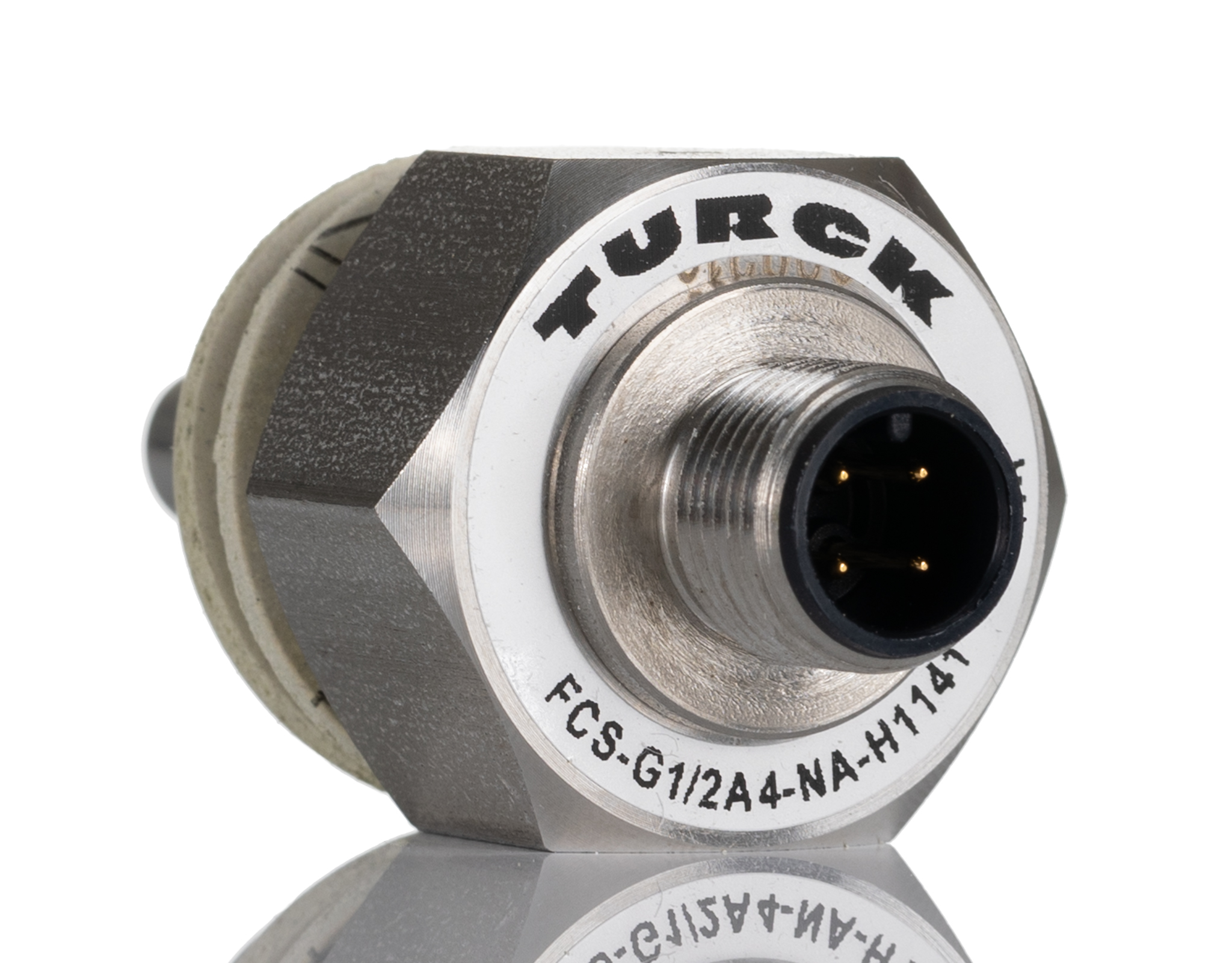 Turck BIM-UNT Series Remote Sensor Flow Sensor for Gas, Liquid, 1 (Water) ccm/s, 2 (Air) ccm/s, 3 (Oil) ccm/s Min, 150