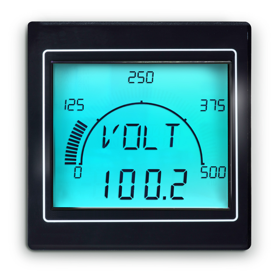 Trumeter LCD Process Meter, 68mm x 68mm