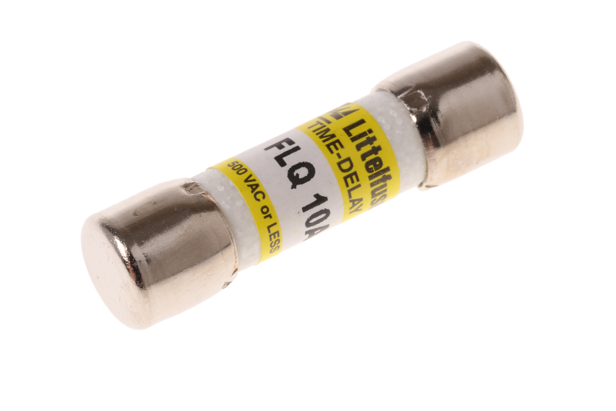 Littelfuse 10A T Melamine Cartridge Fuse, 10 x 38mm
