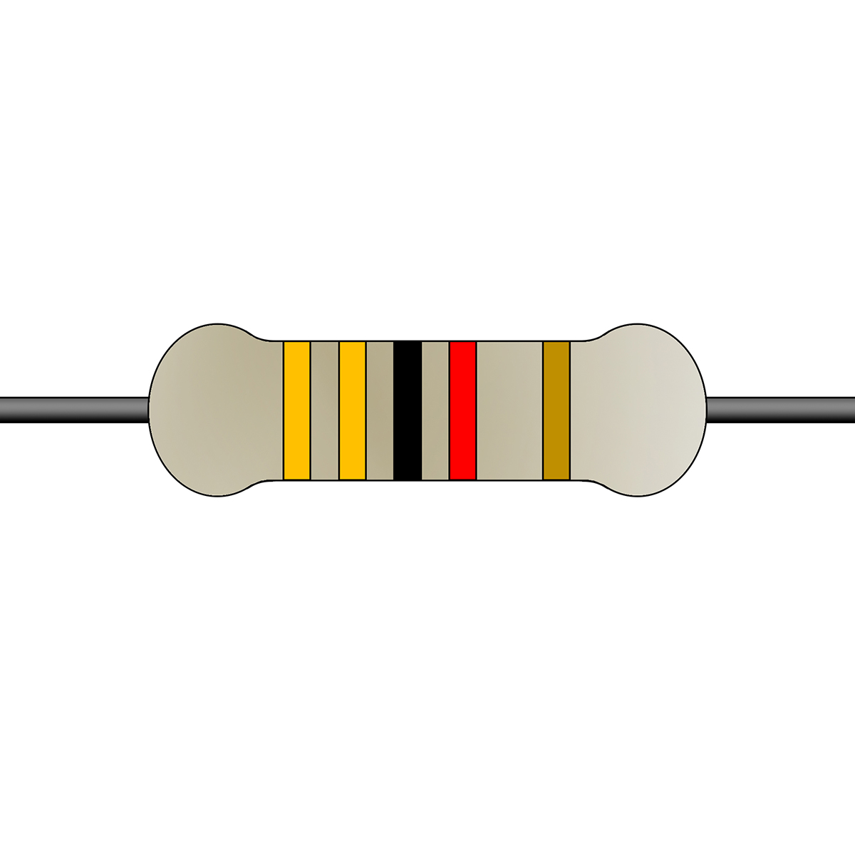 Yageo 33kΩ Carbon Film Fixed Resistor 1/2W 5% CFR-50JT-52-33K