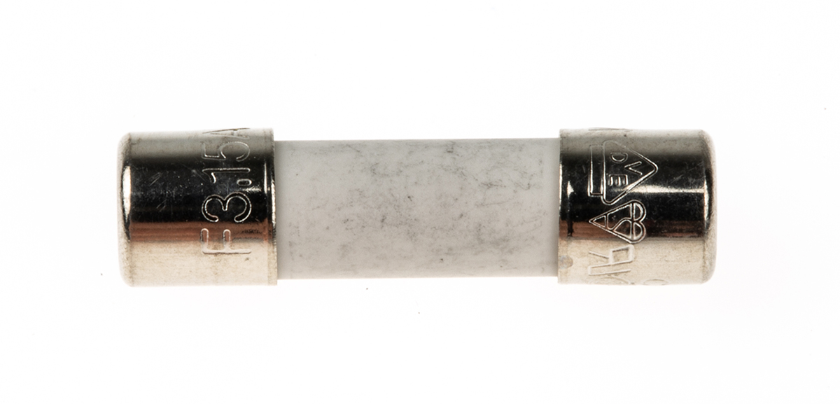 RS PRO 3.15A F Ceramic Cartridge Fuse, 5 x 20mm