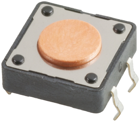 Wurth Elektronik Pink Button Tactile Switch, SPST 50 mA @ 12 V dc 0.8mm Through Hole