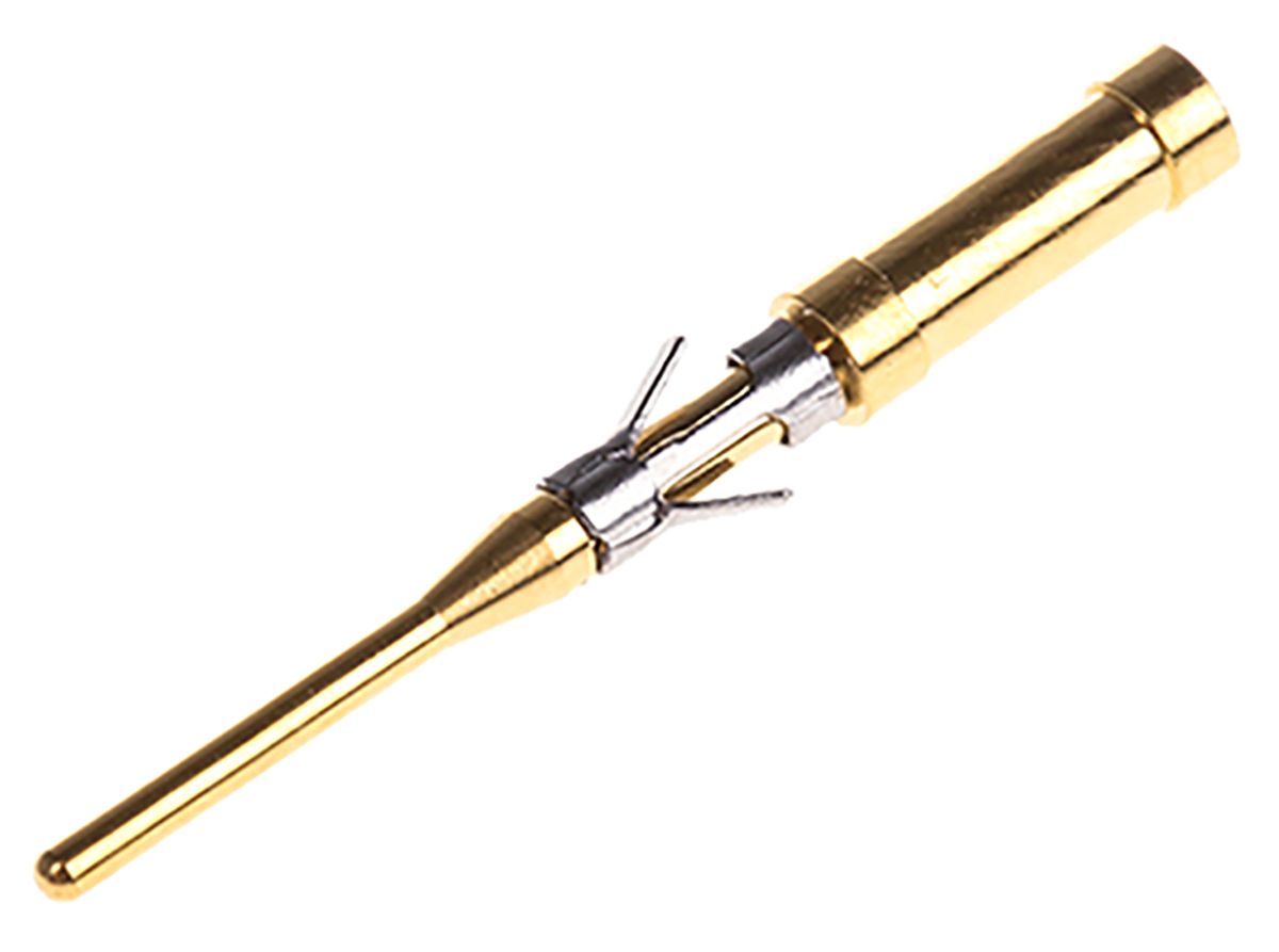 Bulgin Male Crimp Circular Connector Contact, Contact Size 16, 22, Wire Size 26 → 20 AWG
