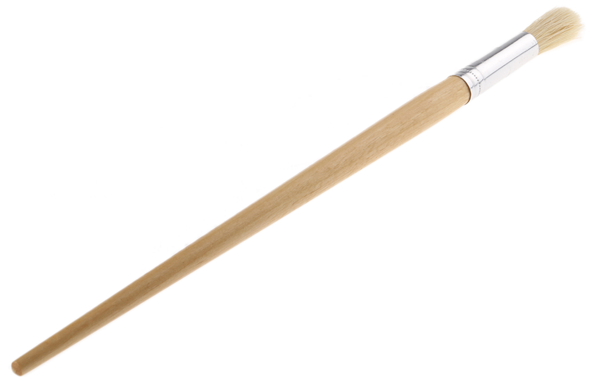 Cottam Thin 16mm Fibre Paint Brush with Round Bristles