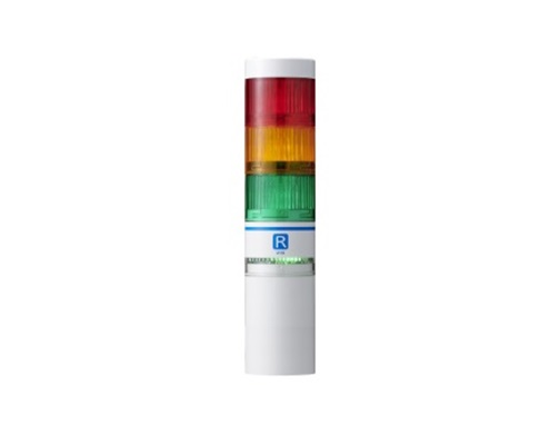 Patlite WIO-B1S Series Amber, Green, Red Signal Tower for Use with LR6, 24 V dc, LED Bulb, DC, IP65