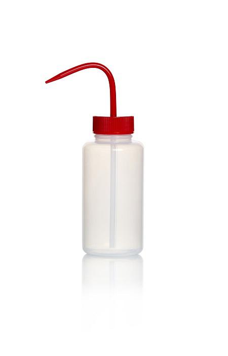 RS PRO 500ml LDPE Wide Neck Wash Bottle