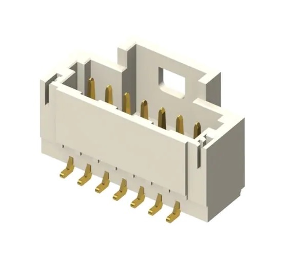 Samtec T1M Series Vertical Surface PCB Header, 4 Contact(s), 1 mm Pitch, 2 Row, Shrouded