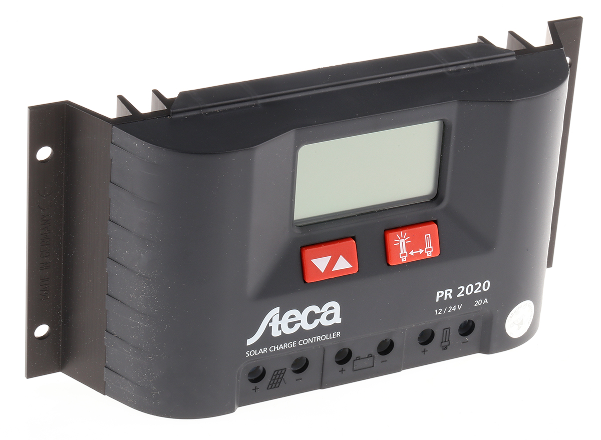 Steca 12 V, 24 V 20A Solar Charge Controller