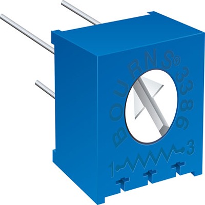 SMD Trimmer Potentiometer 0.5W Side Adjust Bourns, 3386