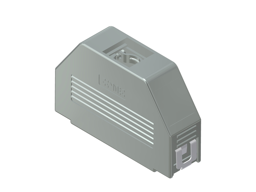 CONEC 16 Series ABS D Sub Backshell, 50 Way, Strain Relief