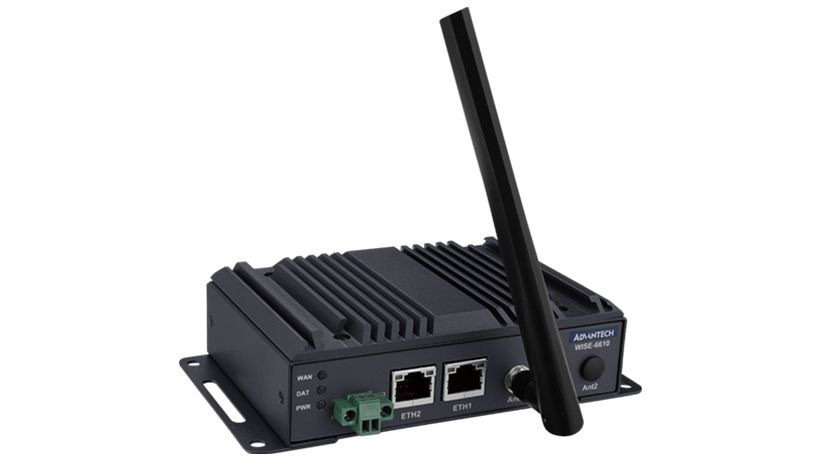 WISE 6610 V2 Series Gateway Server for Use with LoRaWAN Network Server, 9 TO 36 V dc