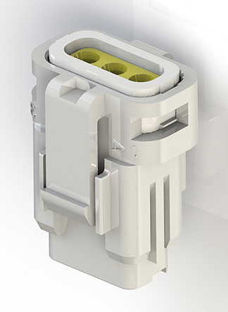 EDAC Wire to Wire Connector Cable Mount Socket, 3P, Crimp Termination, 3A, 250 V