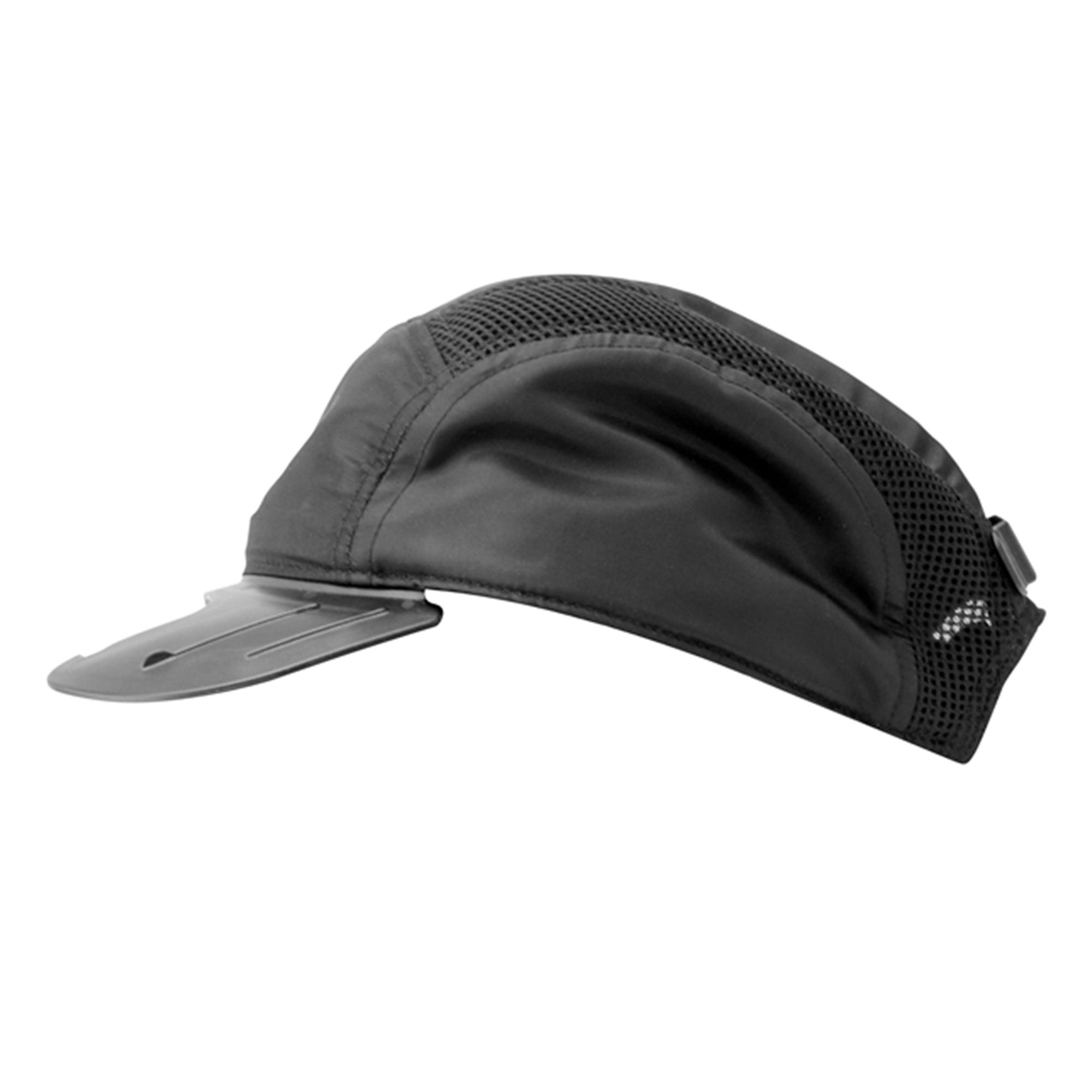 JSP Black Standard Peak Bump Cap, Cotton, Polyester Protective Material