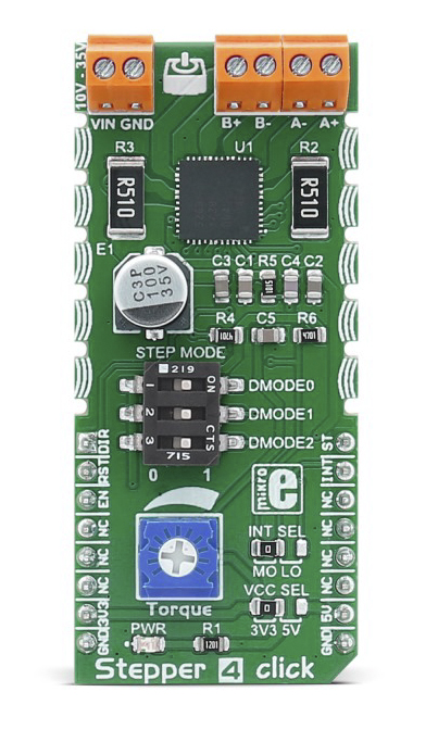 MikroElektronika Stepper 4 Click Stepper Motor for TB67S269FTG