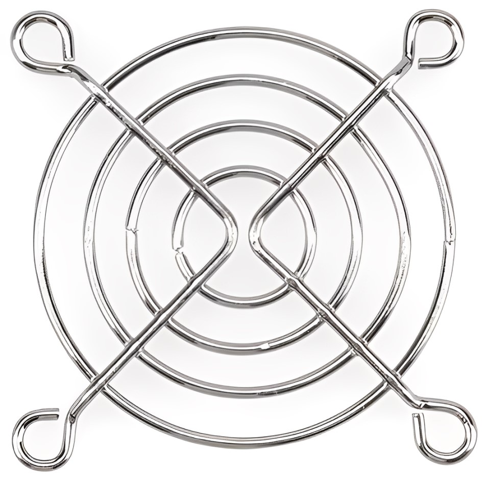 RS PRO Steel Finger Guard for 60mm Fans, 50mm Hole Spacing, 60 x 60mm