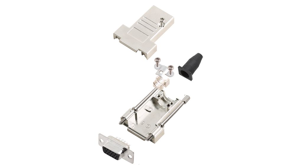 Encitech Connectors, 6355 Series D Sub Hoods For Use With For Cable