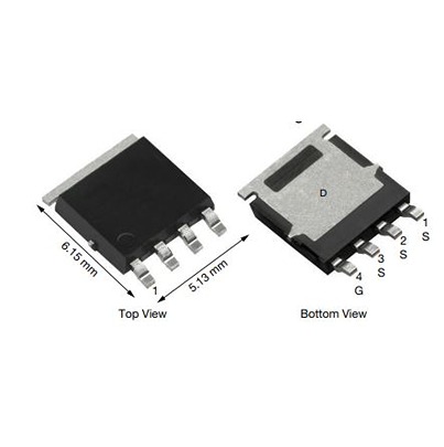 Vishay SIJ4406DP Type N-Channel Single MOSFETs, 78 A, 40 V Enhancement, 4-Pin PowerPAK