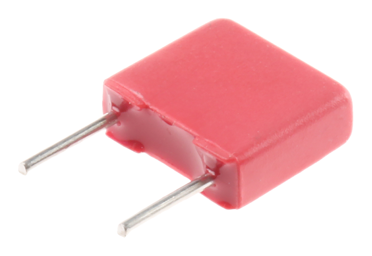 WIMA MKS2 Polyester Film Capacitor, 40 V ac, 63 V dc, ±10%, 10nF, Through Hole