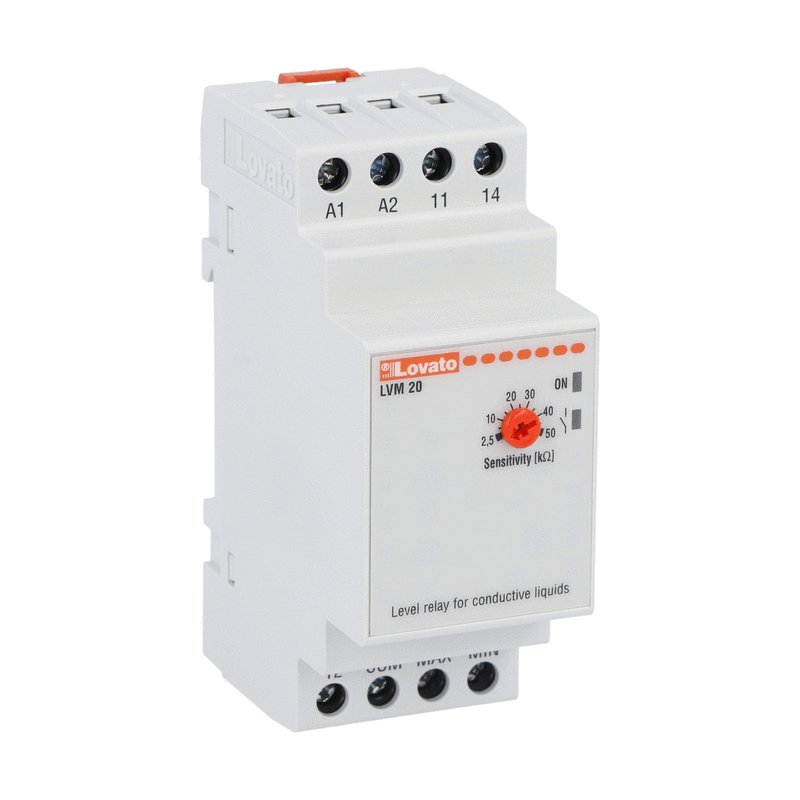 Lovato Level Monitoring Relay, SPDT-C/O, DIN Rail