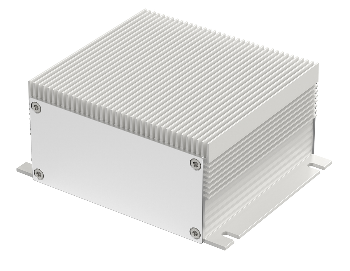 Bopla Filotec (Set) Series Aluminum (Anodized) Aluminium Enclosure, IP40, Flanged, Aluminum (anodized) Lid, 100 x 105 x