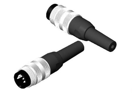 RS PRO 5 Pole Din, 5A, 250 V IP40, Screw Lock, Male, Cable Mount