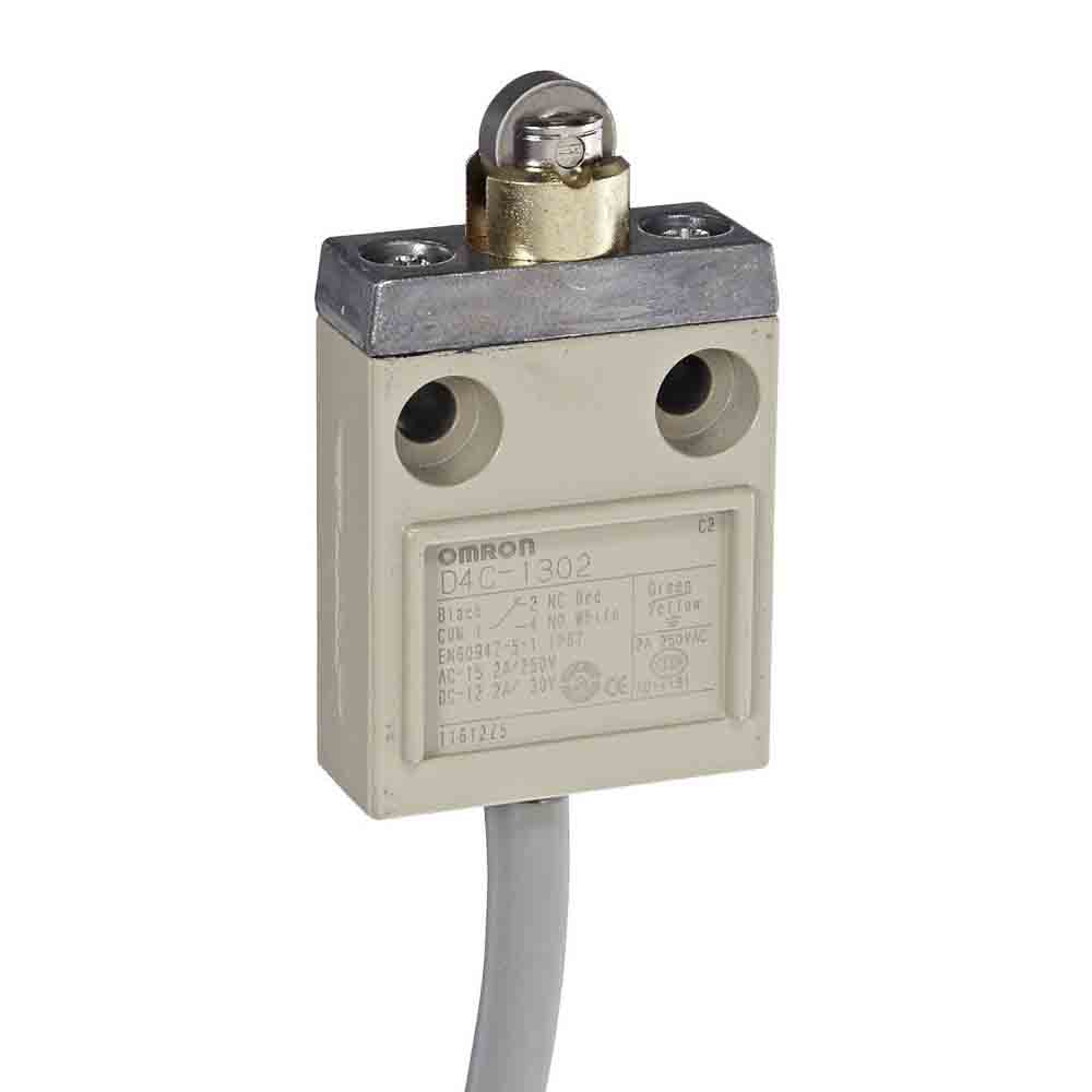 Omron Roller Plunger Limit Switch, IP67, SPDT, 5A Max