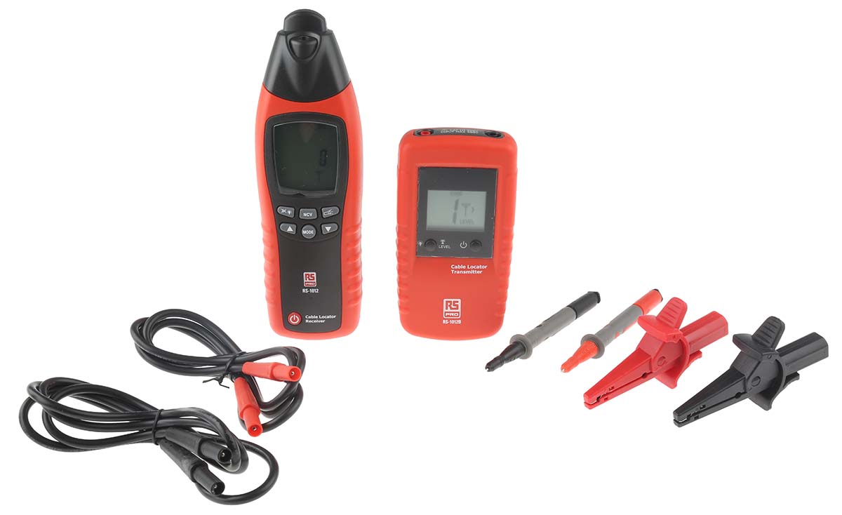 RS PRO Cable Tracer Kit, Cable Detection Depth 2m CAT III 300 V, Maximum Safe Working Voltage 400V