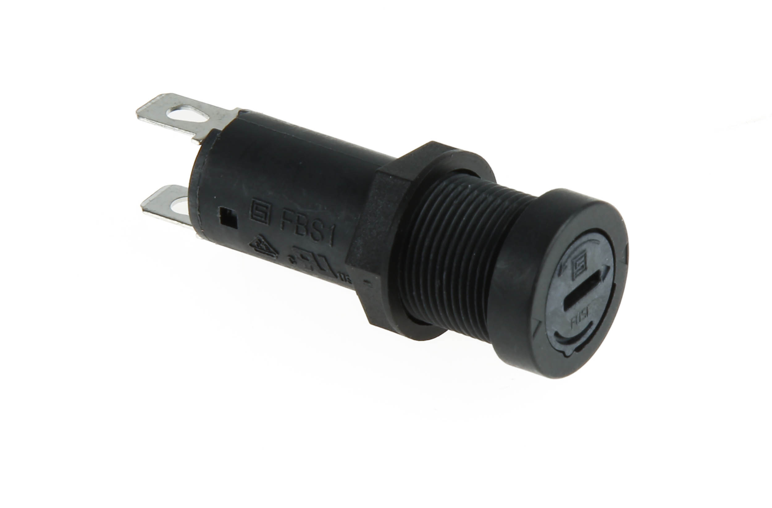 Schurter 10A Panel Mount Fuse Holder for 5 x 20mm Fuse, 1P, 250V ac