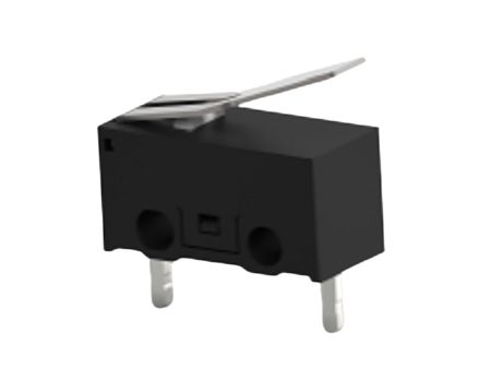 TE Connectivity Lever Snap Action Micro Switch, PCB Terminal, 0.1A at 30VDC, SPST